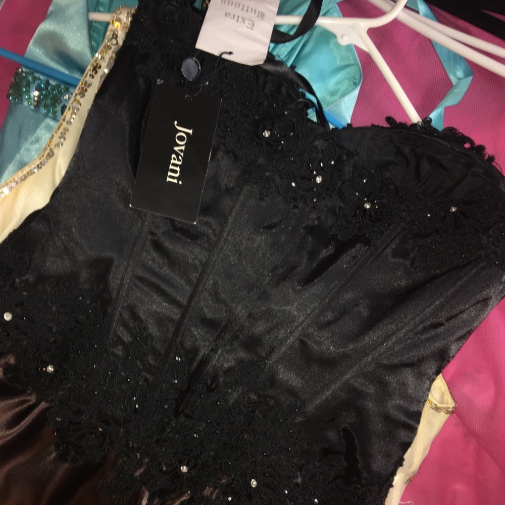 Jovani New With Tags, Black Corset Gown🖤